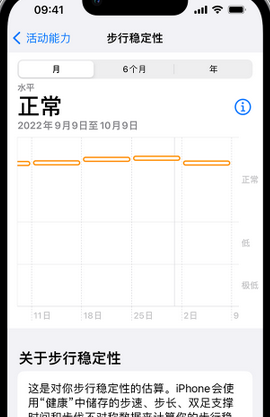 六合iPhone手机维修如何在iPhone开启'步行稳定性通知'