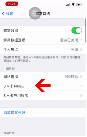 六合苹果14维修网分享如何给iPhone14的SIM卡设置密码 