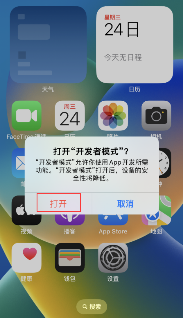六合苹果手机维修分享如何打开开发者模式 