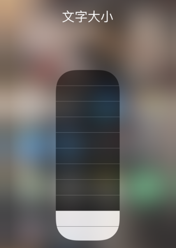 六合苹果手机维修分享小技巧：在 iPhone 控制中心快速调节字体大小 
