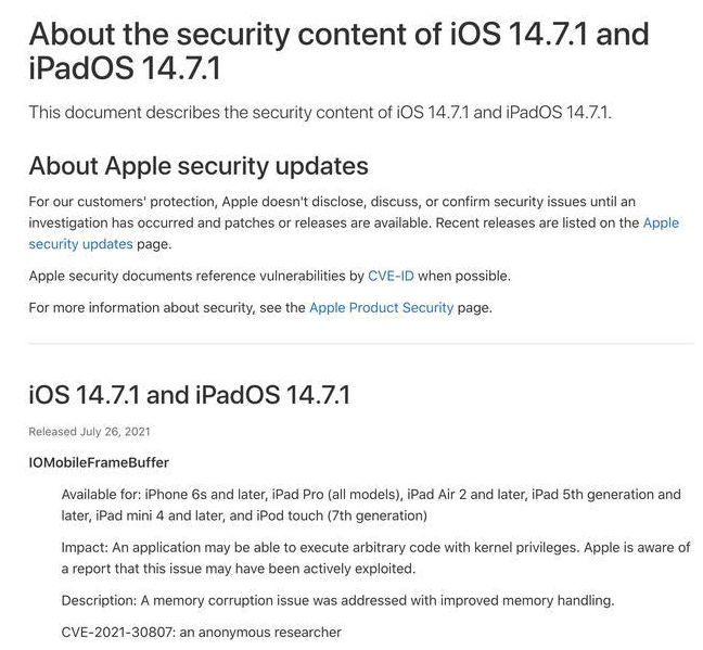 六合苹果手机维修分享iOS 14.7.1 正式版更新内容及升级方法 